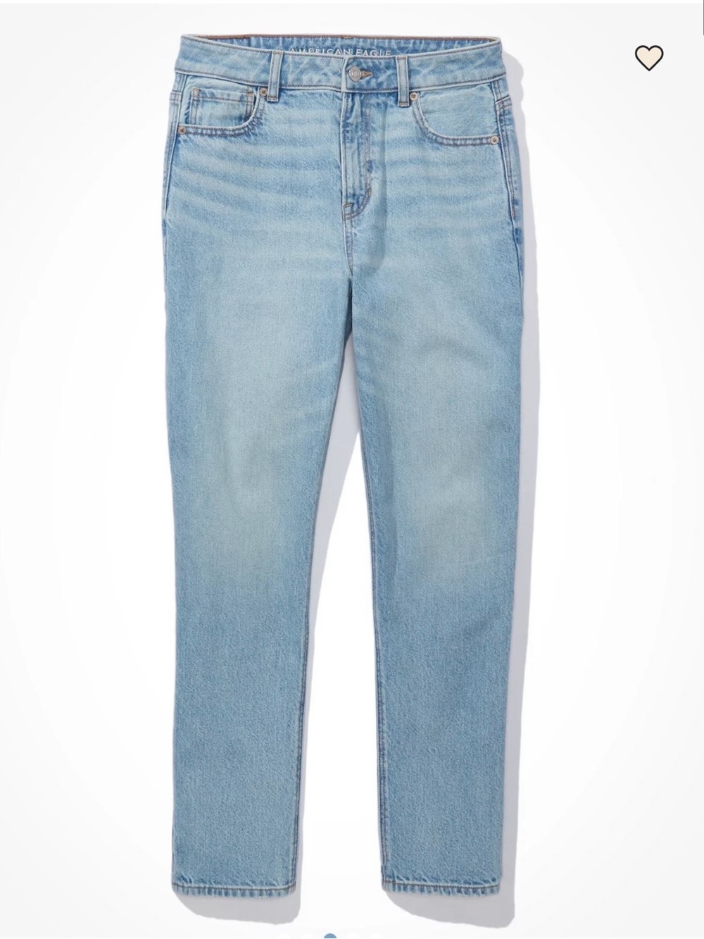 AE Super High Rise Strigid Mom Jeans